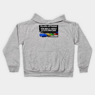 BRITISH LEYLAND CAR DEALERSHIP - advert Kids Hoodie